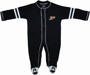 Official Purdue Boilermakers Sports Shoe Footed Romper