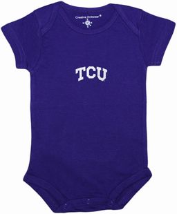 TCU Horned Frogs Newborn Infant Bodysuit