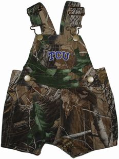 TCU Horned Frogs Realtree Camo Short Leg Overall