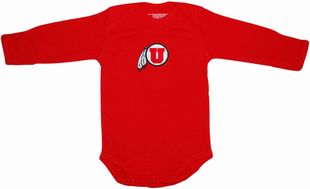 Utah Utes Long Sleeve Bodysuit