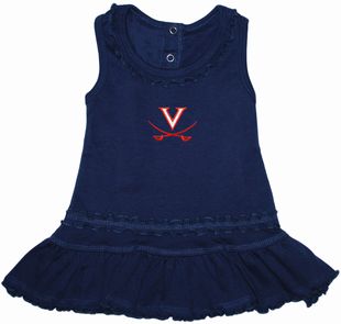 Virginia Cavaliers Ruffled Tank Top Dress