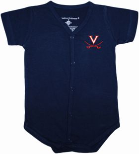 Virginia Cavaliers Front Snap Newborn Bodysuit
