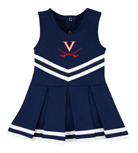 Authentic Virginia Cavaliers Cheerleader Bodysuit Dress