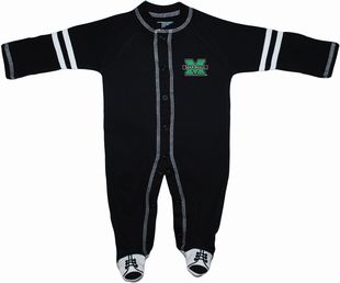 Official Marshall Thundering Herd Sports Shoe Footed Romper