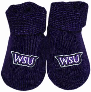 Weber State Wildcats Gift Box Baby Bootie