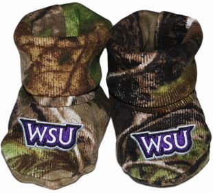 Weber State Wildcats Realtree Camo Gift BoxBaby Bootie
