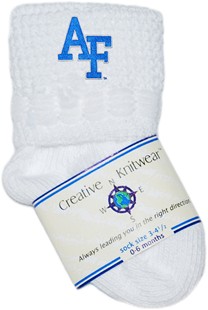 Air Force Falcons Non-Kickoff Baby Newborn Bootie