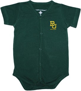 Baylor Bears Front Snap Newborn Bodysuit