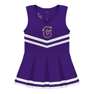 Authentic Carroll College Fighting Saints Cheerleader Bodysuit Dress