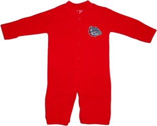 Gonzaga Bulldogs "Convertible" (2 in 1), as gown & snaps into romper
