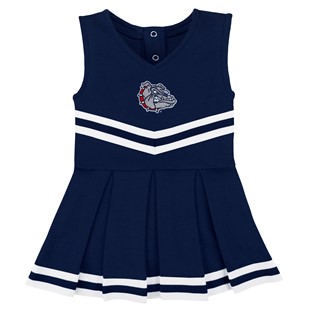 Authentic Gonzaga Bulldogs Cheerleader Bodysuit Dress
