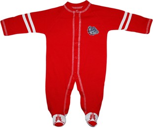 Official Gonzaga Bulldogs Sports Shoe Footed Romper