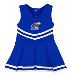 Authentic Kansas Jayhawks Cheerleader Bodysuit Dress