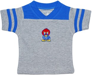 Kansas Jayhawks Baby Jay Football Shirt