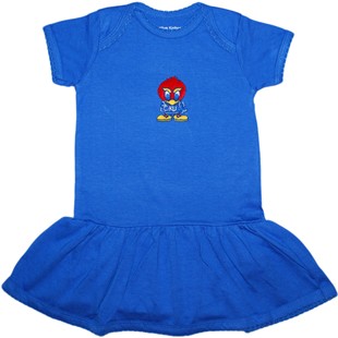 Kansas Jayhawks Baby Jay Picot Bodysuit Dress