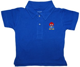 Official Kansas Jayhawks Baby Jay Infant Toddler Polo Shirt