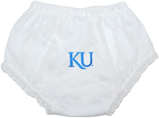 Kansas Jayhawks KU Baby Eyelet Panty