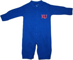 Kansas Jayhawks KU "Convertible" (2 in 1), as gown & snaps into romper