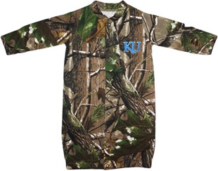 Kansas Jayhawks KU Realtree Camo Convertible (2 in 1), as gown & snaps into romper