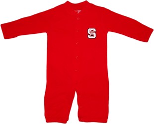 NC State Wolfpack "Convertible" (2 in 1), as gown & snaps into romper