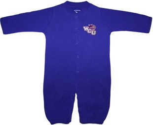 Western Carolina Catamounts "Convertible" (2 in 1), as gown & snaps into romper