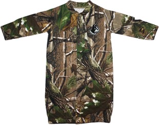 Wofford Terriers Realtree Camo Convertible (2 in 1), as gown & snaps into romper
