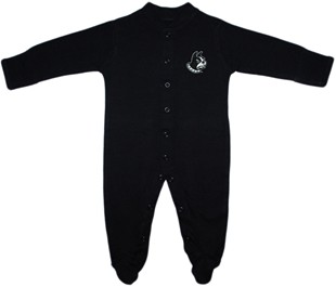 Wofford Terriers Footed Romper
