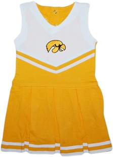 Authentic Iowa Hawkeyes Cheerleader Bodysuit Dress