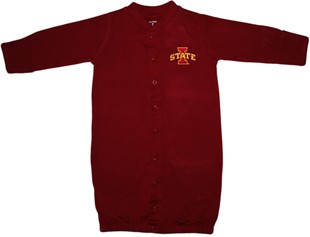 Iowa State Cyclones "Convertible" (2 in 1), as gown & snaps into romper
