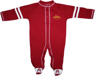 Official Iowa State Cyclones Sports Shoe Footed Romper