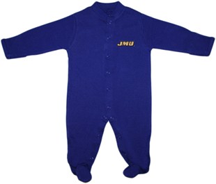 James Madison Dukes Footed Romper