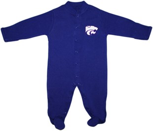 Kansas State Wildcats Footed Romper
