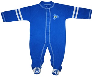 Official McNeese State Cowboys Sports Shoe Footed Romper