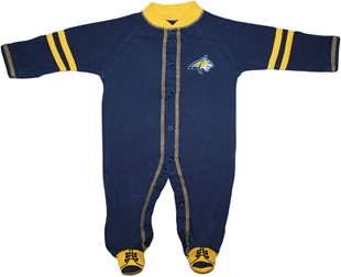 Official Montana State Bobcats Sports Shoe Footed Romper