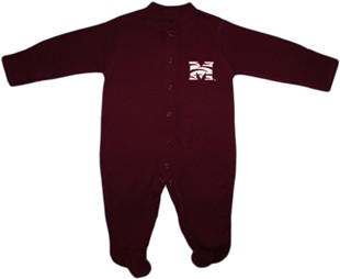 Morehouse Maroon Tigers Footed Romper
