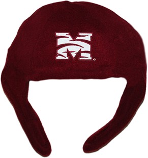 Morehouse Maroon Tigers Chin Strap Beanie