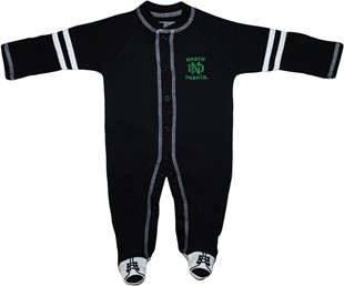 Official University of North Dakota Sports Shoe Footed Romper