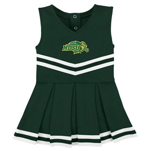 Authentic North Dakota State Bison Cheerleader Bodysuit Dress