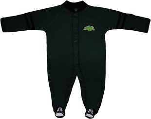 Official North Dakota State Bison Sports Shoe Footed Romper