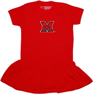Miami University RedHawks Picot Bodysuit Dress