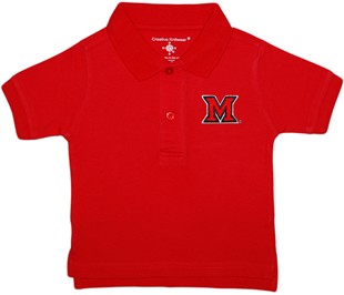 Official Miami University RedHawks Infant Toddler Polo Shirt