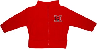 Official Miami University RedHawks Polar Fleece Zipper Jacket