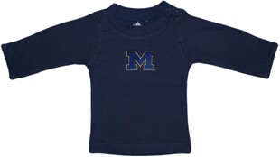 Michigan Wolverines Outlined Block "M" Long Sleeve T-Shirt