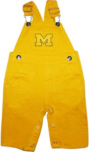 Michigan Wolverines Outlined Block "M" Long Leg Overalls