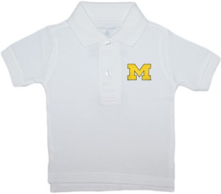 Official Michigan Wolverines Outlined Block "M" Infant Toddler Polo Shirt