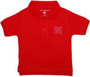 Official Nebraska Cornhuskers Block N Infant Toddler Polo Shirt
