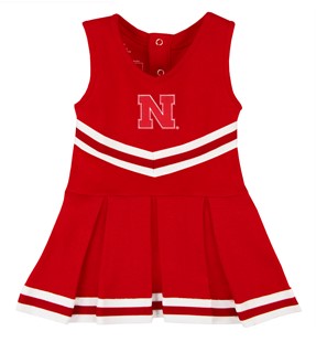 Authentic Nebraska Cornhuskers Block N Cheerleader Bodysuit Dress