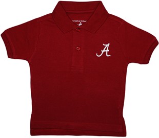 Official Alabama Crimson Tide Script "A" Infant Toddler Polo Shirt