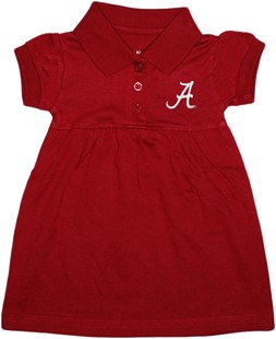 Alabama Crimson Tide Script "A" Polo Dress w/Bloomer