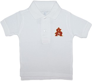 Official Arizona State Interlocking AS Infant Toddler Polo Shirt